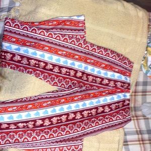 Multi pattern multicolor bellbottoms